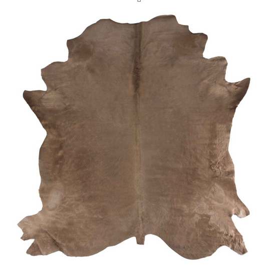 Taupe Italian Dyed Cowhide Rug