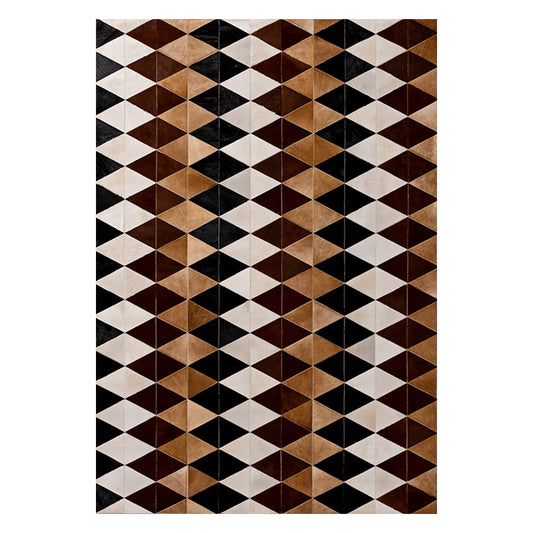 Acapulco Rectangle Patchwork Cowhide Rug